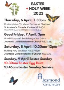 Easter Holy Week 2023 at Jesmond United Reformed Church